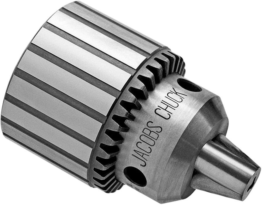 Jacobs Chuck 14946 Light Duty Thread Mounted Chuck, 0.5-Inch